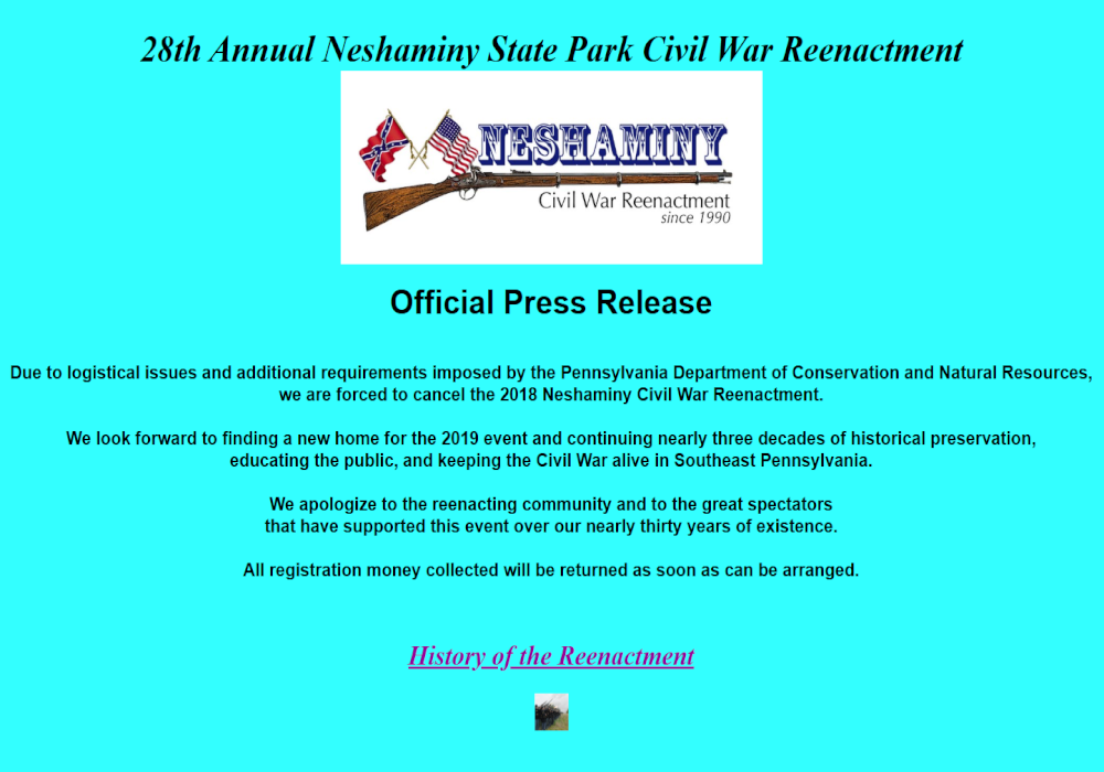 www.neshaminycwevent.org screenshot